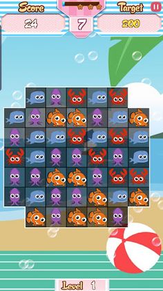 Sea Animal Crush - Fun Bomb Bl - Screenshot 2