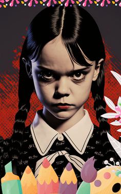 Wednesday Addams Game Color - Screenshot 1