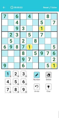 Sudoku 21A - Screenshot 2