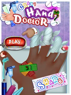 Crazy Hand Nail Doctor Surgery - Screenshot 2