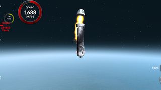 Space Blue Launch Rocket - Screenshot 2