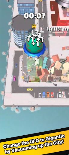 UFO Vacuuming up - Screenshot 1