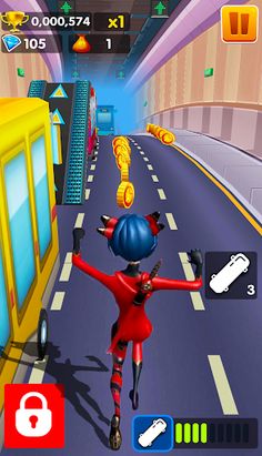 Super hero Kagami Tsurugi Run - Screenshot 1