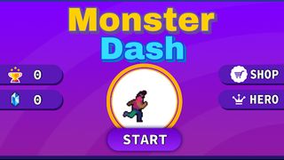 crazy monster dash - Screenshot 1