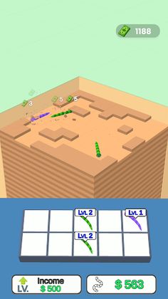 Digger Worms - Screenshot 2