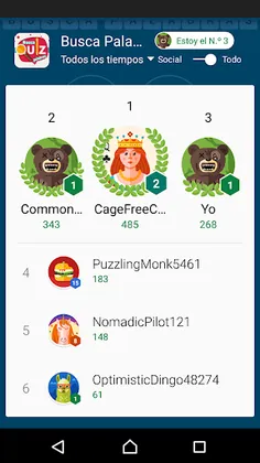 Word Search Quiz (English) - Screenshot 4