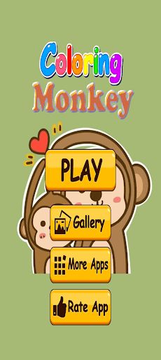 Monkey Coloring - Screenshot 2