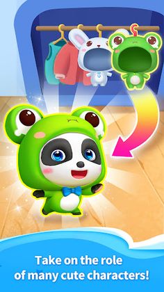 Talking Baby Panda-Virtual Pet - Screenshot 2