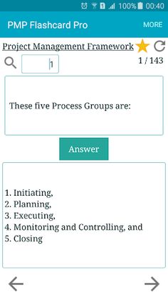 PMP Flashcards Pro - Screenshot 3