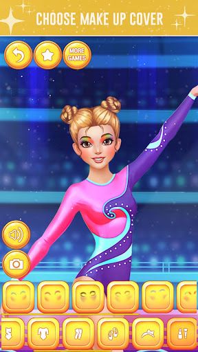 Gymnastics Girls Dress Up Game - Screenshot 3