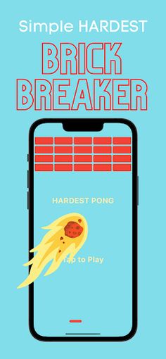 Simple HARDEST BRICK BREAKER - Screenshot 1