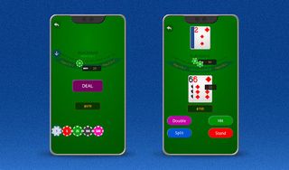 Blackjack card game - Screenshot 2