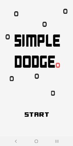 Simple dodge - Screenshot 1