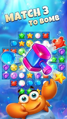 Fish Crush 2 - Match 3 Puzzle - Screenshot 2
