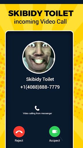 Call Prank: Toilet Skibidi Sim - Screenshot 3