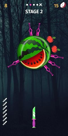 Knife Hit - Fruit Cut Game - Screenshot 3