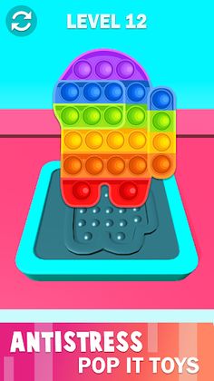 Pop it toys Fidget 3D Game - Screenshot 1