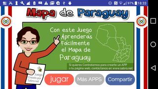 Juego del Mapa de Paraguay - Screenshot 1