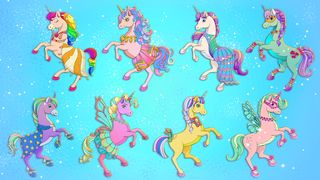 Unicorn Dress Up Coloring Book - Screenshot 3