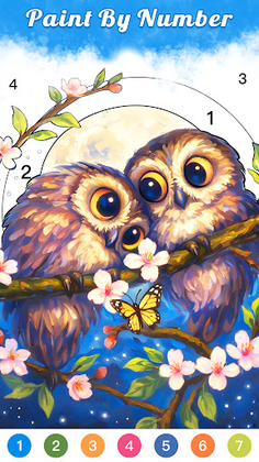 Calm Zen Color Coloring games - Screenshot 1