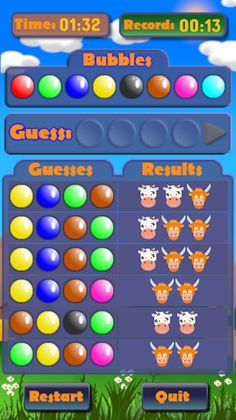 Bulls and Cows (BullsCows) - Screenshot 2