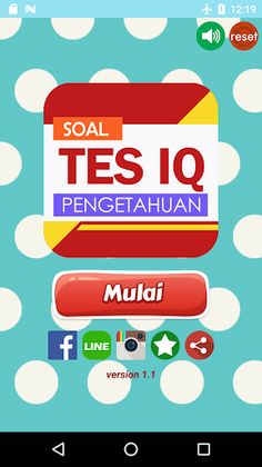 Tes IQ dan Pengetahuan - Screenshot 1