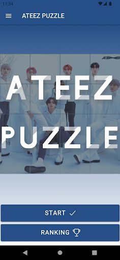 ATEEZ Puzzle Game - Screenshot 2