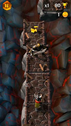 Valley Fall: Run, Jump, Build - Screenshot 1