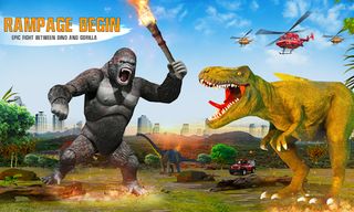 Dino Vs Gorilla Rampage - Screenshot 1