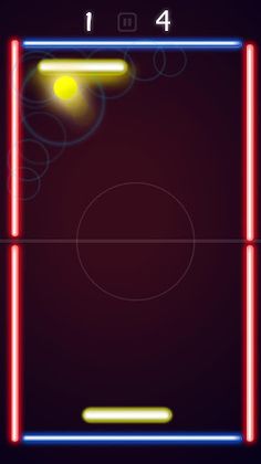Glow Ping Pong - Screenshot 2