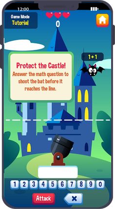 Math Vs Bat (Learn Math in Fun - Screenshot 4