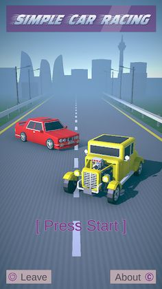 Simple Car Racing - Screenshot 1
