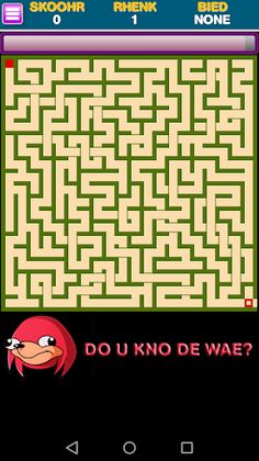 Ugandan Knuckles Maze Escape - Screenshot 3