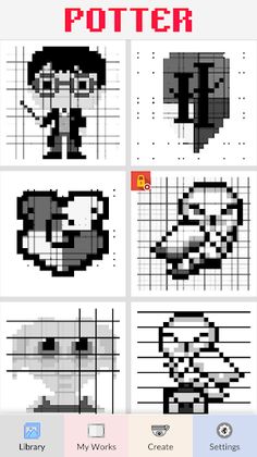 Potter Pixel Art Color - Screenshot 2