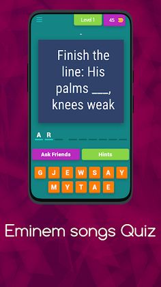 EMINEM: SONGS QUIZ - Screenshot 1