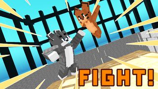 Blocky Cartoon: Pets Showdown - Screenshot 2