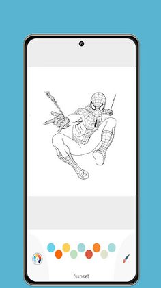SuperHero Coloring Book Game - Screenshot 3