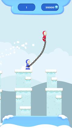 Rope Ninja Rescue! - Screenshot 1