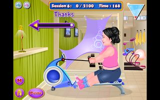 Fat To Slim Fitness Girl Game - Screenshot 2