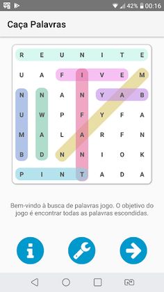 Caça Palavras - Screenshot 1
