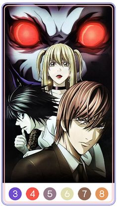 Death Note Paint by Number - Screenshot 4