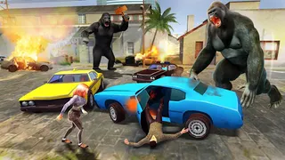 Gorilla Rampage City Attack 3D - Screenshot 1
