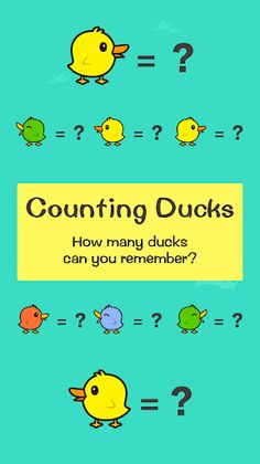 Counting Ducks - Memory Game - Screenshot 1