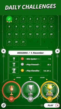Solitaire - 3 in 1 Card games - Screenshot 4