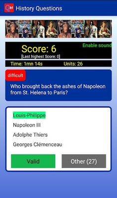 History Questions - Screenshot 2