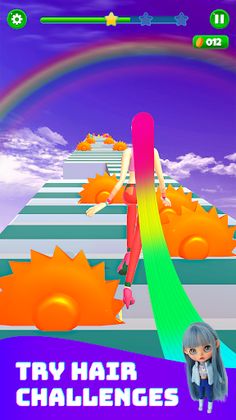 JoJo Dancing Hair Race 3D Game - Screenshot 1