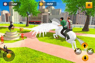 Unicorn Taxi: Flying Horse Sim - Screenshot 2