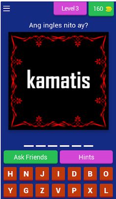 Tagalog to English Quiz Game - Screenshot 2