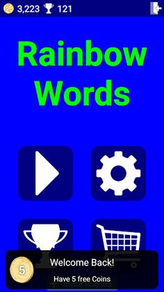 Rainbow Words - Screenshot 1