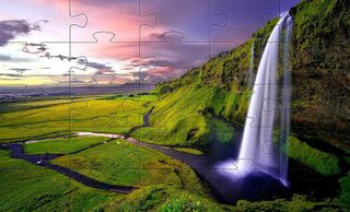 Waterfall jigsaw puzzles games - Screenshot 2